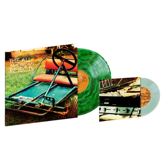 The All-American Rejects "S/T" LP (Ghostly Green Vinyl) + 7" (Coke Bottle Clear)