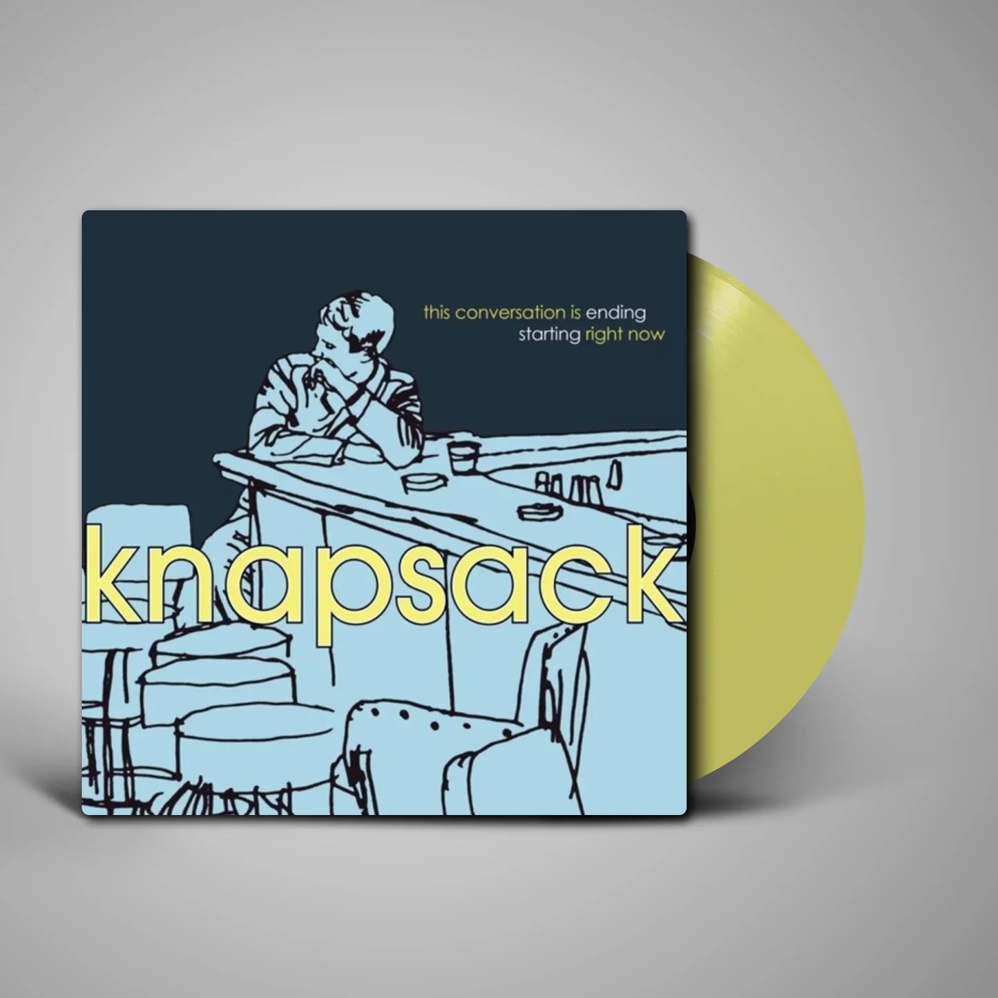 Knapsack "This Conversation Is Ending Starting Right Now" LP (Yellow Vinyl)