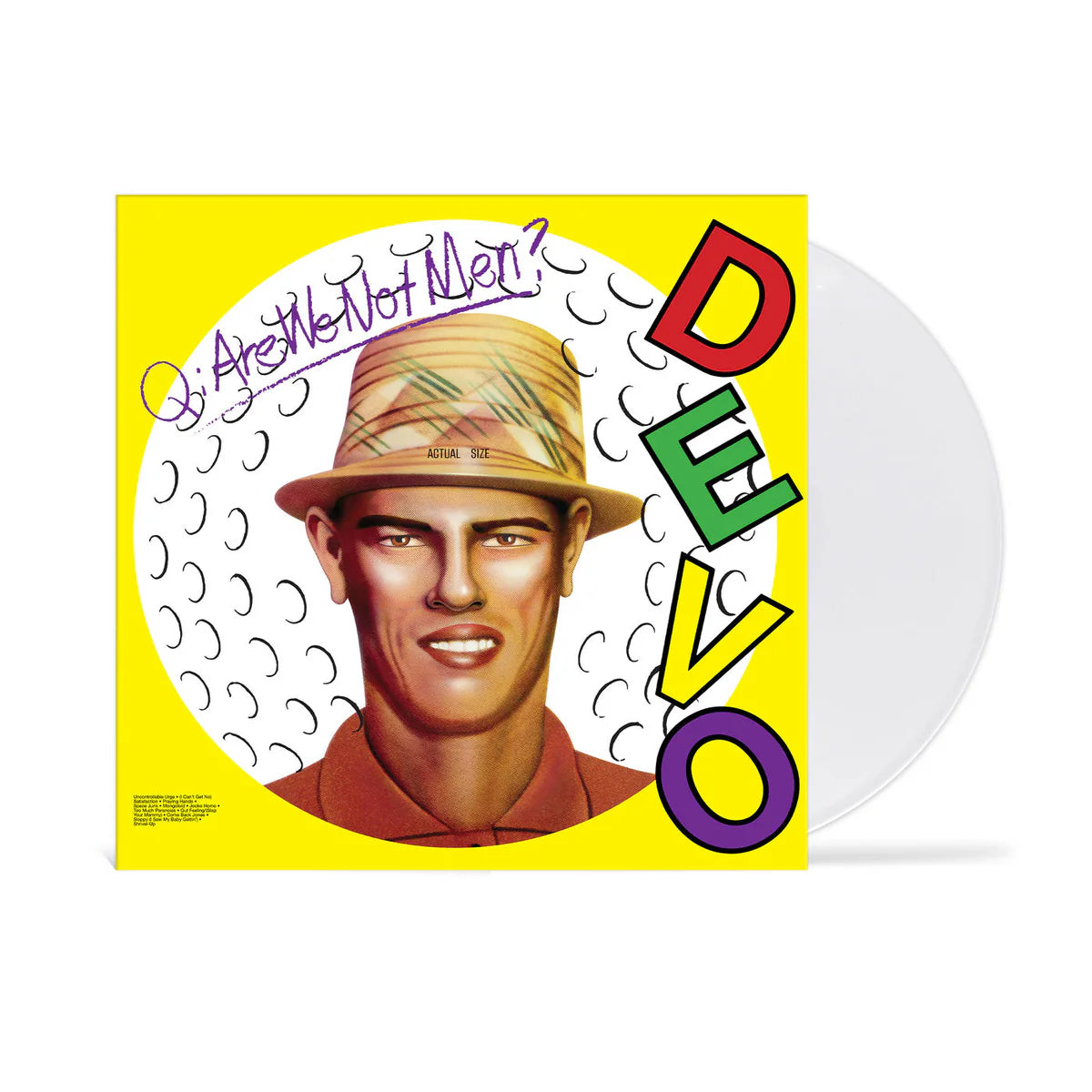 Devo "Q. Are We Not Men? A: We Are Devo!" LP (White Vinyl)