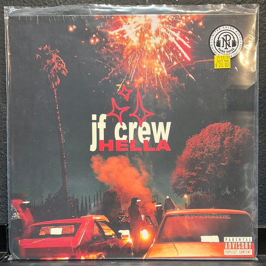 USED VINYL: Just Friends (JF Crew) “Hella” LP  (Green w/Clear, Red and Orange Splatter)