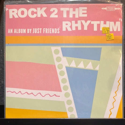 USED VINYL: Just Friends "Rock 2 The Rhythm" LP (White w/ Orange/Green/Pink Splatter)