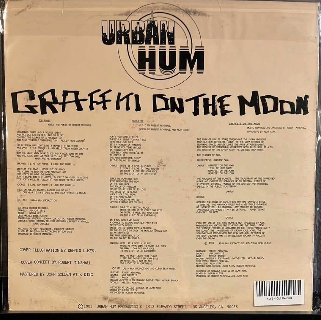 USED VINYL: Urban Hum “Graffiti On The Moon” 12", S/Sided, EP