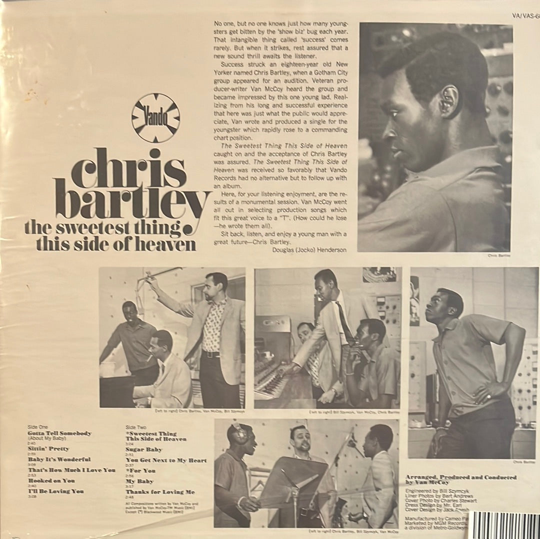 USED VINYL: Chris Bartley "The Sweetest Thing This Side Of Heaven" LP