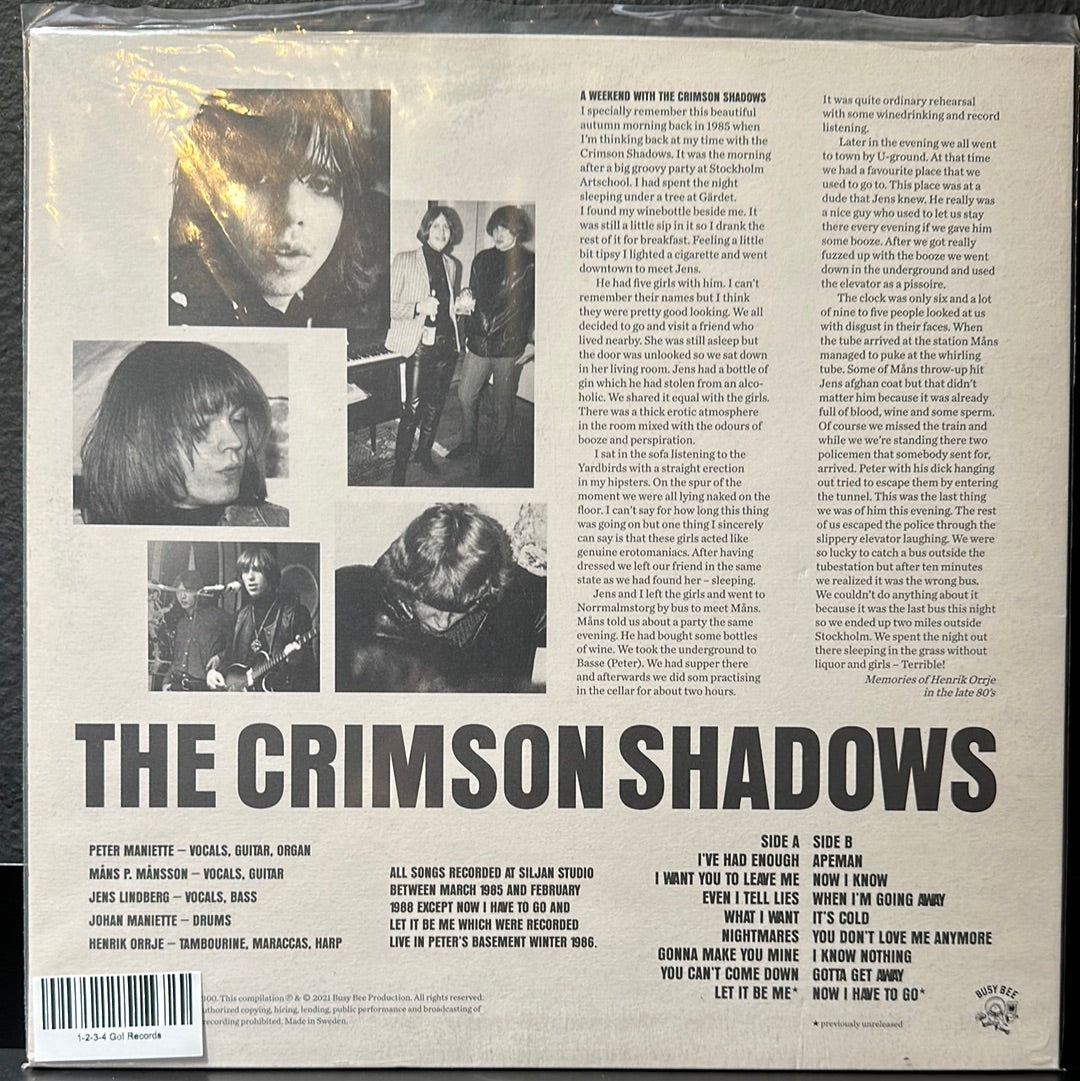 USED VINYL: Crimson Shadows “It's The Crimson F****** Shadows!” LP