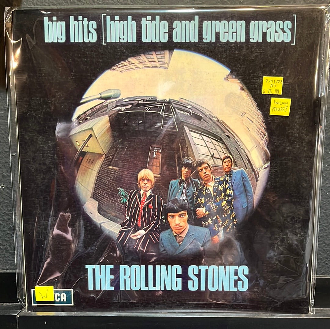 USED VINYL: Rolling Stones "Big Hits [high tide and green grass]" LP (Italian Press)