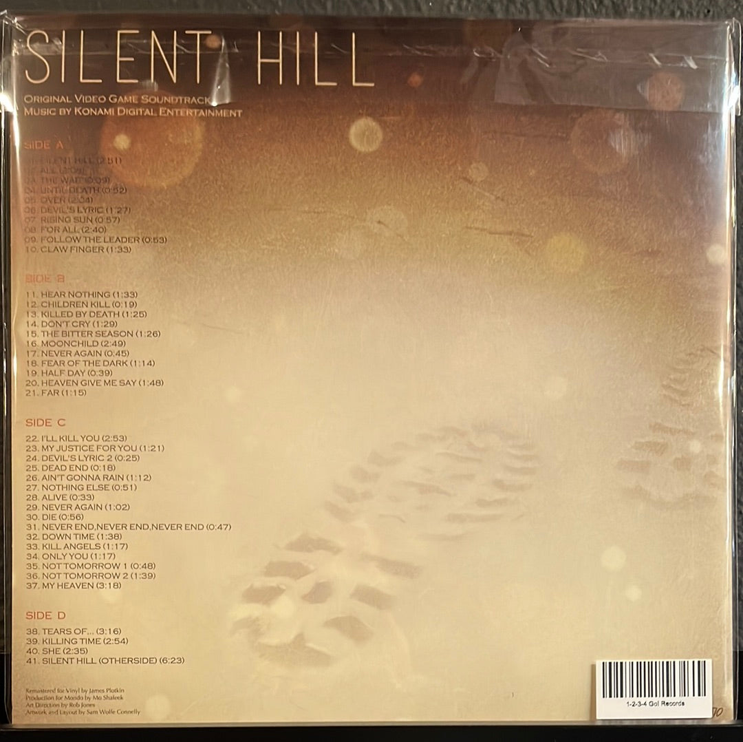 USED VINYL: Akira Yamaoka "Silent Hill -Original Video Game Soundtrack" 2xLP (Clear with White Splatter)