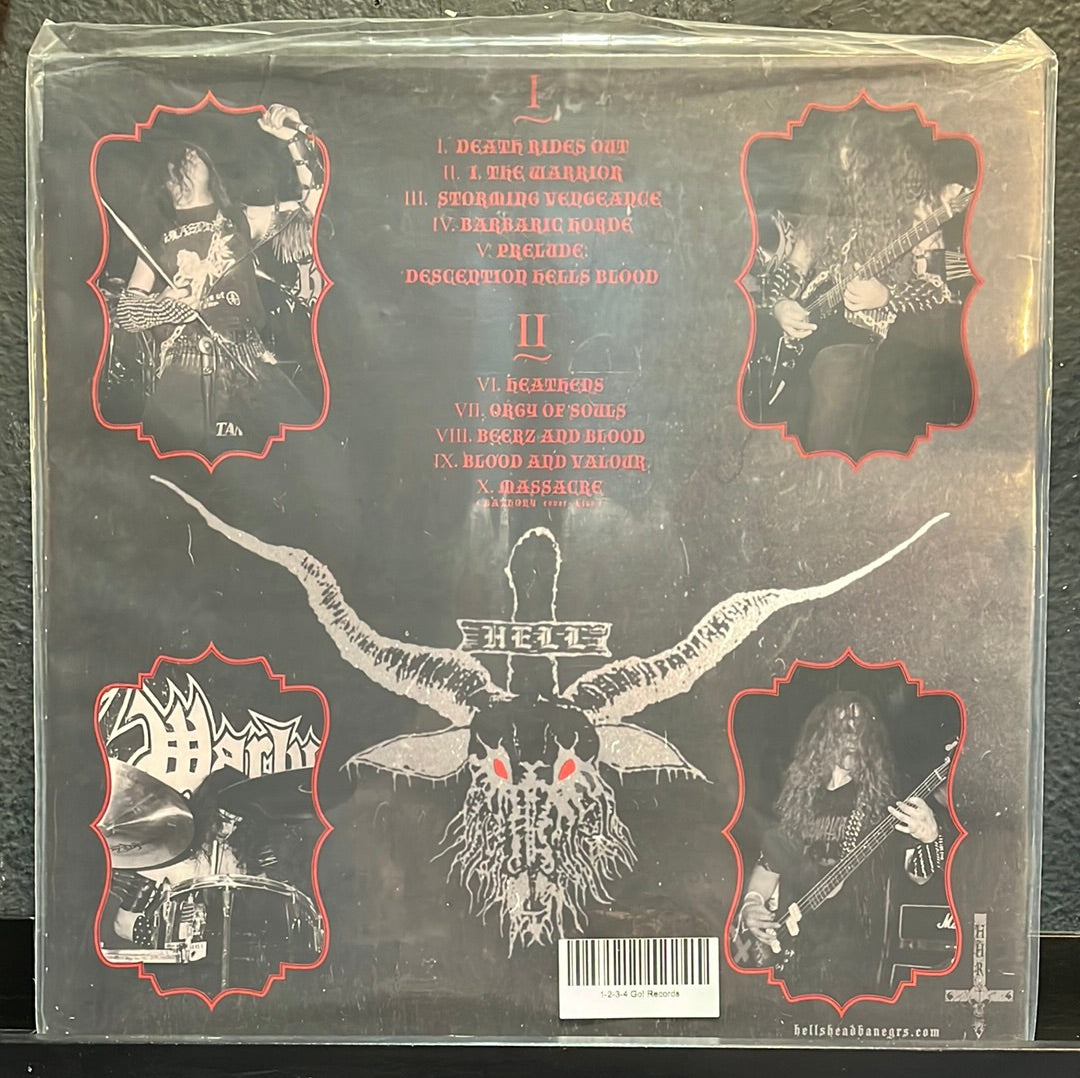 USED VINYL: Bestial Warlust “Storming Bestial Legions Live 1996” LP (Red Vinyl)