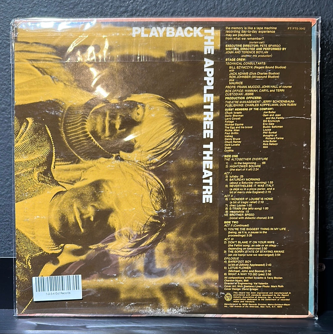 USED VINYL: The Appletree Theatre “Playback” LP