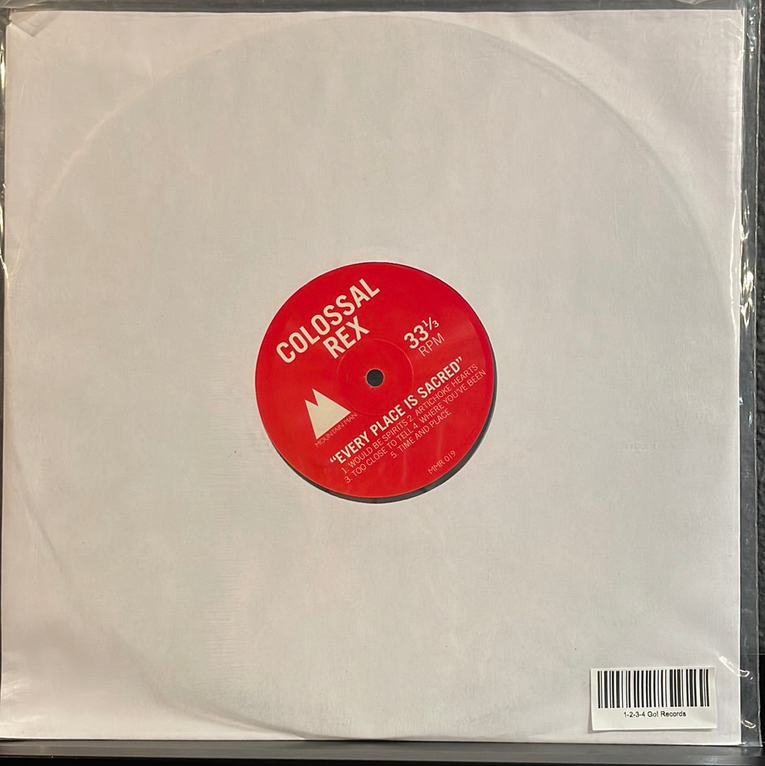 USED VINYL: Colossal Rex “Every Place Is Sacred” 12" EP (Clear vinyl)