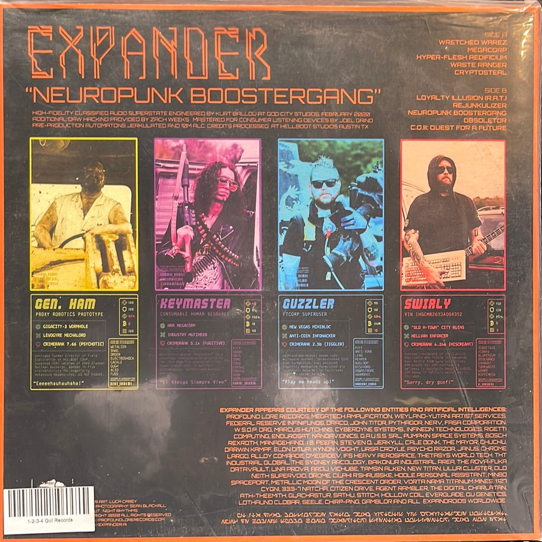 USED VINYL: Expander “Neuropunk Boostergang” LP