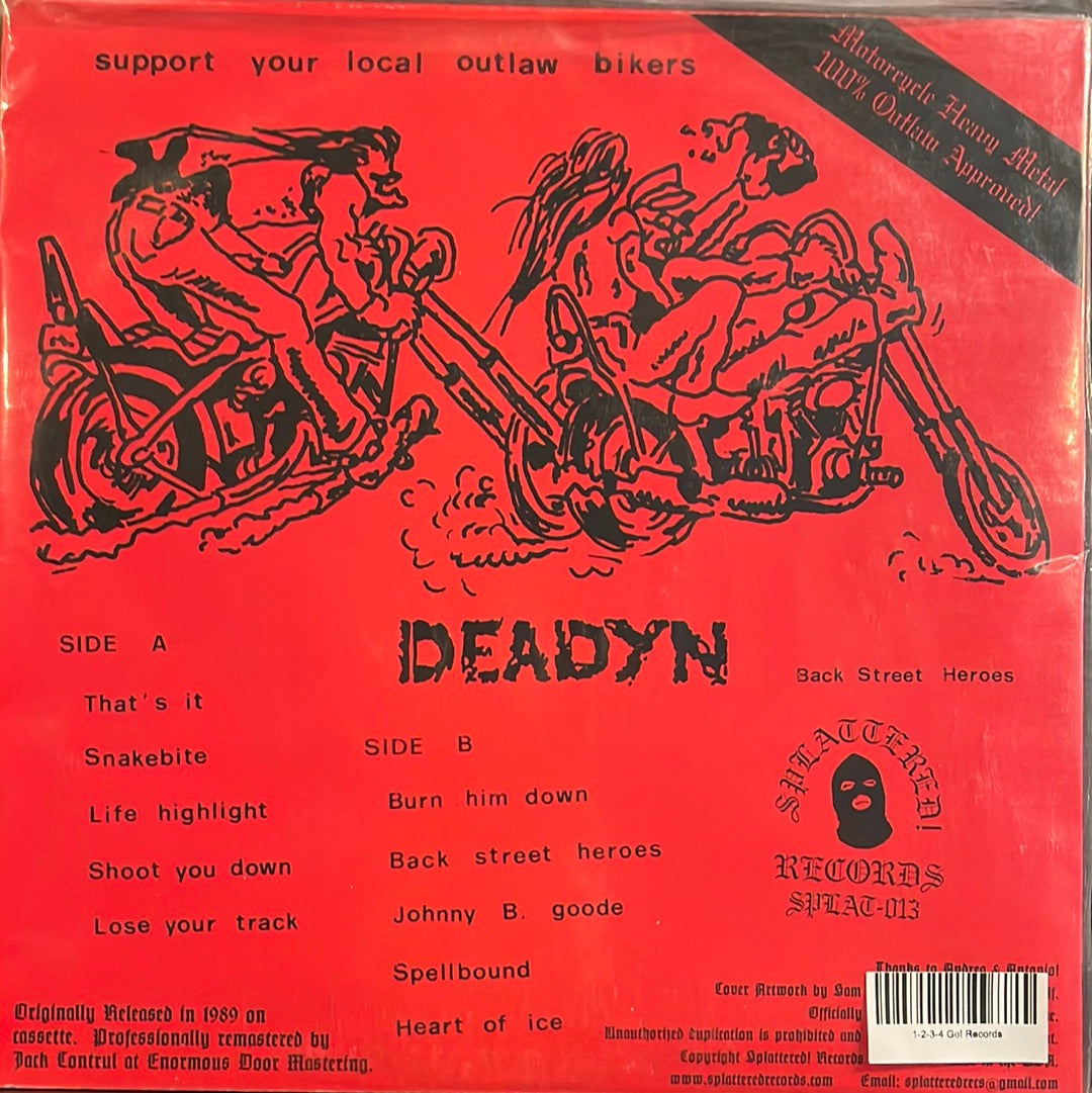 USED VINYL: Deadyn “Back Street Heroes” LP