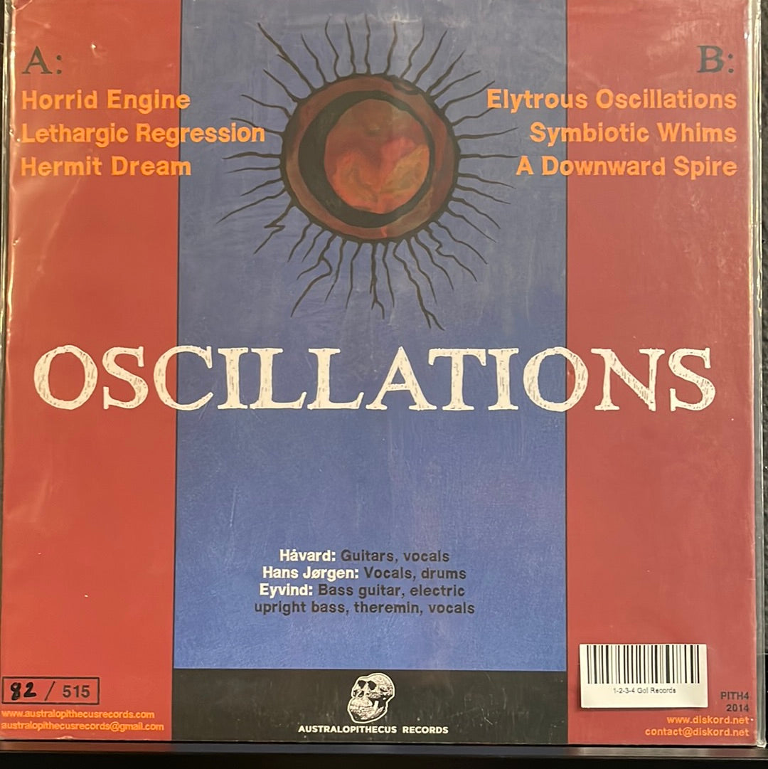 USED VINYL: Diskord “Oscillations” 12" (Blue & Black Vinyl)