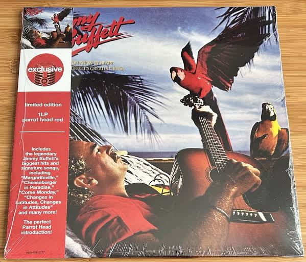 Jimmy Buffett "Songs You Know By Heart: Jimmy Buffets Greatest Hit(s)" (Parrot Head Red Vinyl) LP
