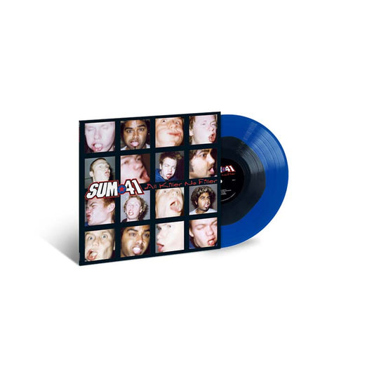 Sum 41 "All Killer No Filler" LP (Blue with Black Vinyl)