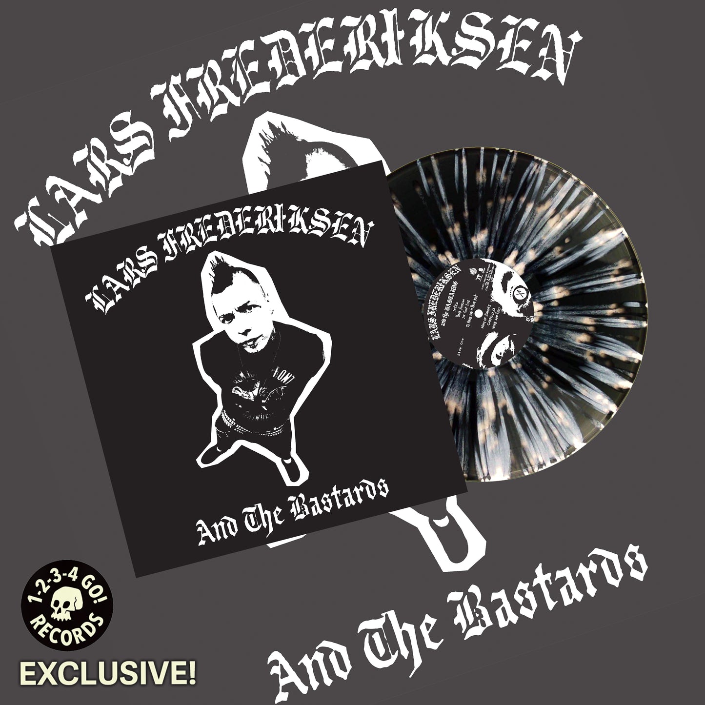 PRE-ORDER: Lars Frederiksen & The Bastards "S/T" LP (1-2-3-4 Go! EXCLUSIVE color vinyl!)