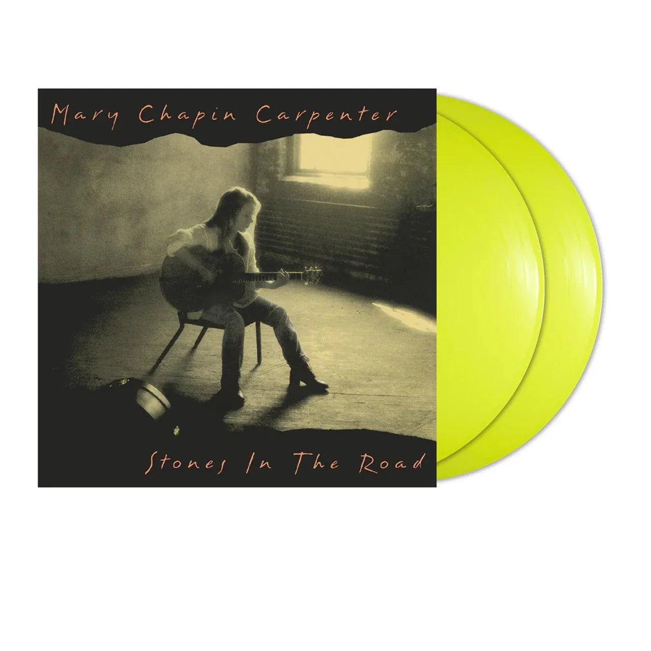 Mary Chapin Carpenter "Stones in the Road (30th Anniversary, Expanded)" LP (Highlighter Yellow Vinyl, Deluxe Edition)