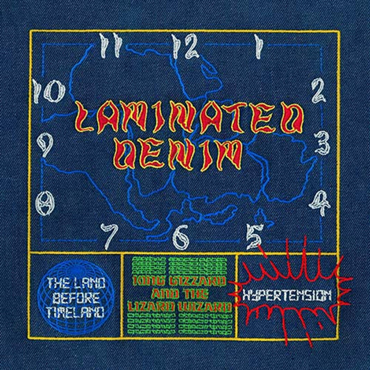 King Gizzard & The Lizard Wizard "Laminated Denim" LP (Lucky Rainbow Color Vinyl)