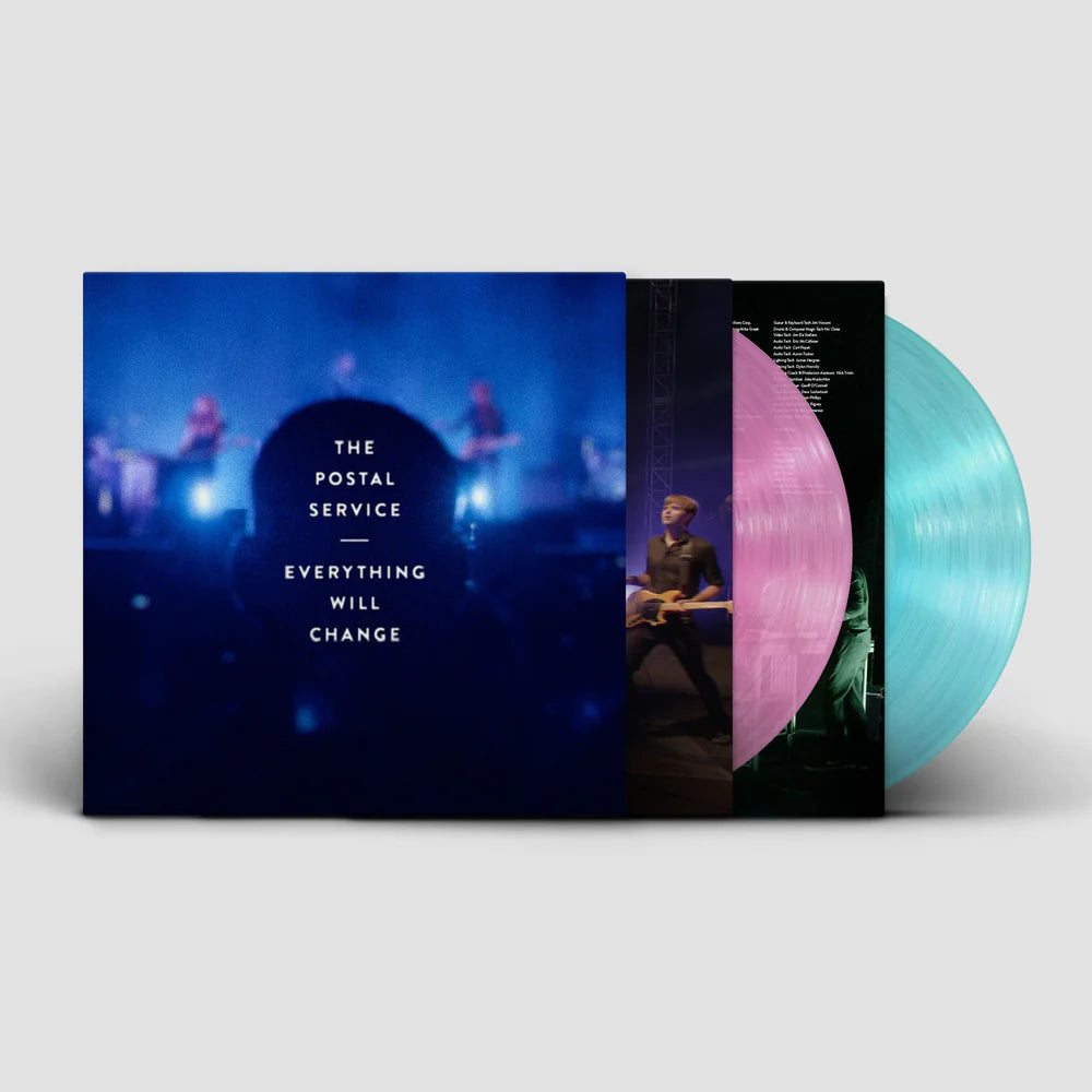 The Postal Service "Everything Will Change" 2xLP (Pink/Blue vinyl)