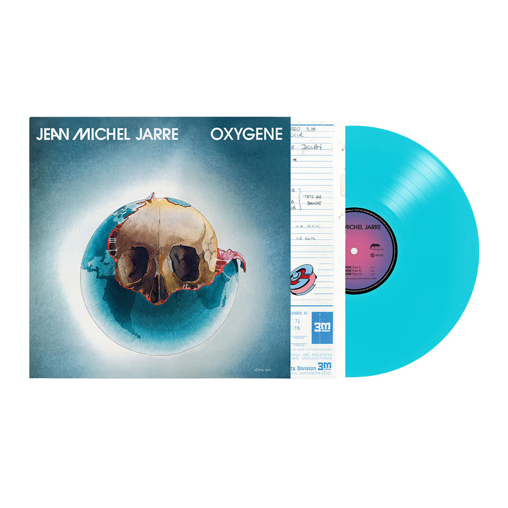 PRE-ORDER: Jean-Michel Jarre "Oxygene (50th Anniversary)" LP (Transparent Turquoise Eco-Mix Vinyl)