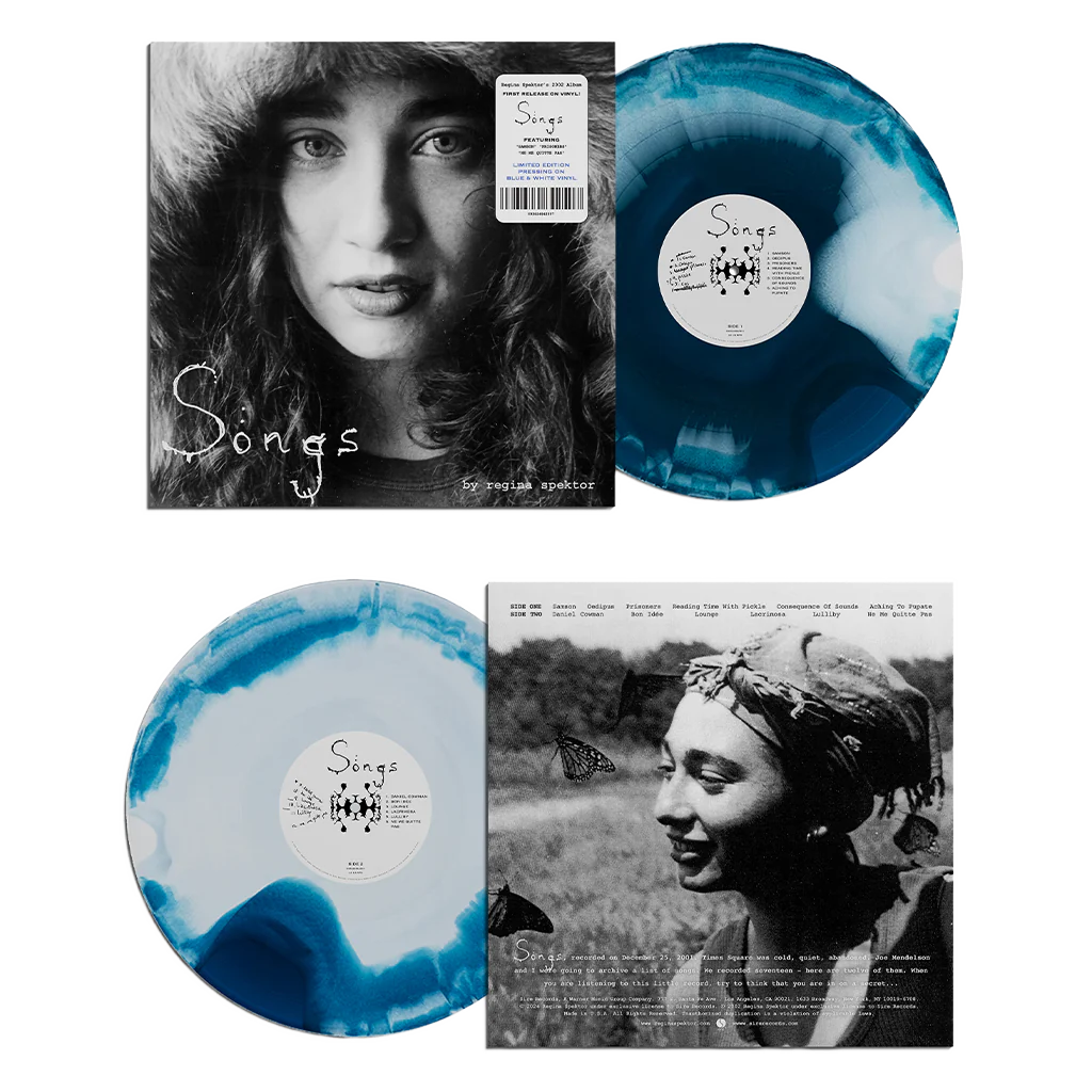 PRE-ORDER: Regina Spektor "Songs" LP (blue/white vinyl)