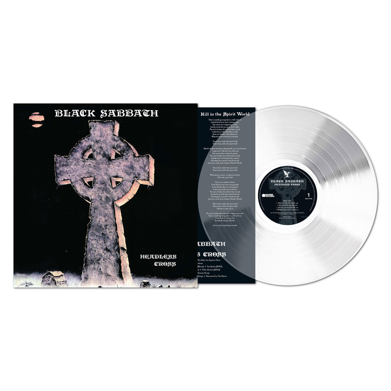 Black Sabbath "Headless Cross (2024 Remaster)" LP (Crystal Clear Vinyl)