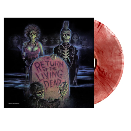 V/A ''The Return Of The Living Dead - Original Soundtrack'' LP (Blood Red Splatter Vinyl)