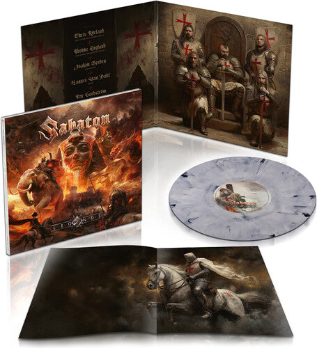 Sabaton "Legends" LP (Templars Edition White Marble Vinyl)