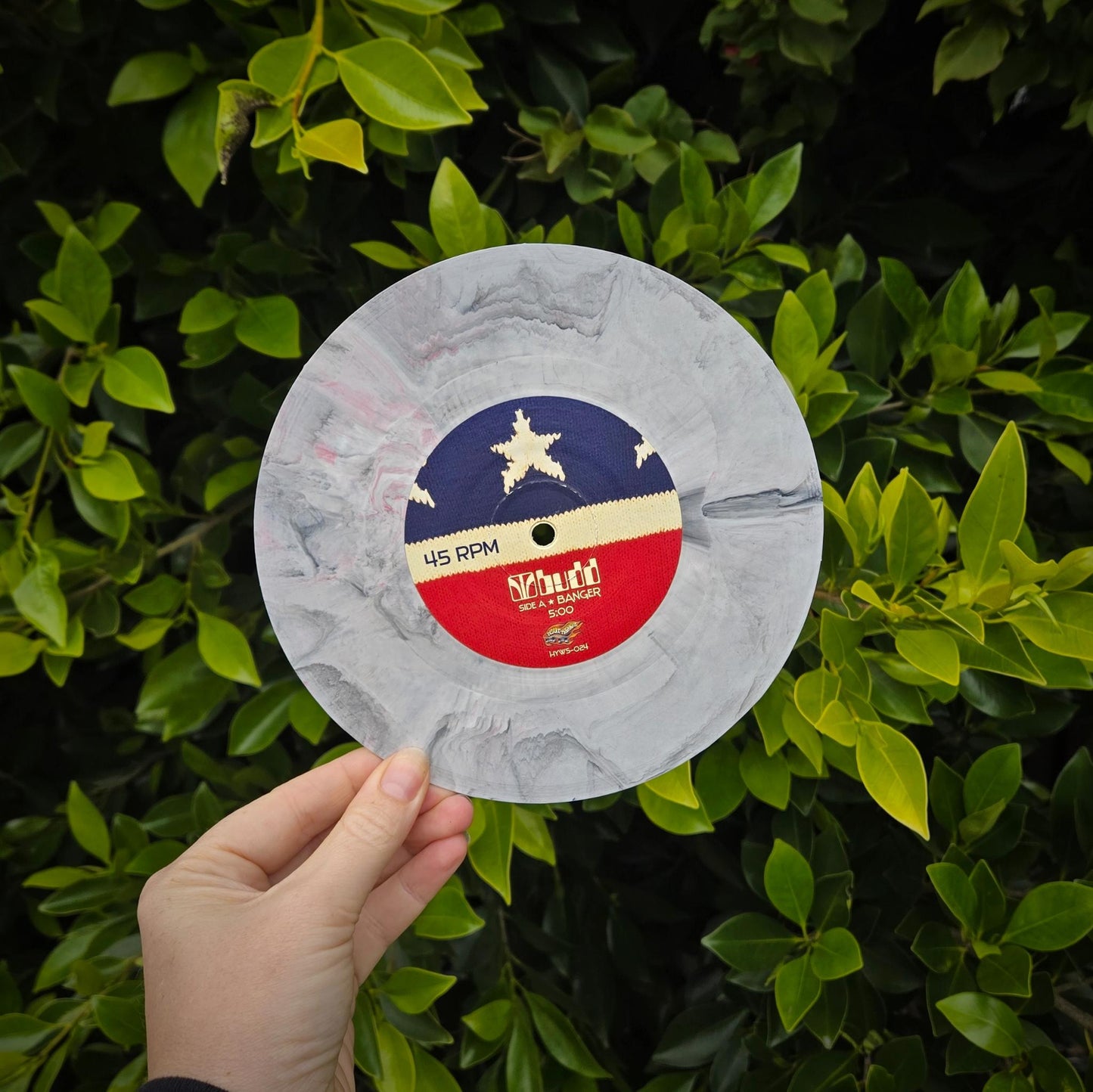 Budd/Smoke Witch "Split" 7" (AU White Smoke Color Vinyl)