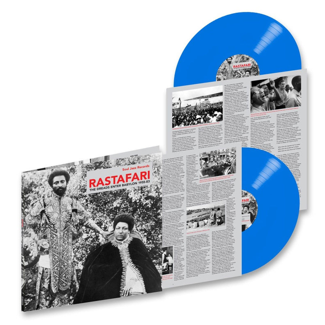 Various "Rastafari - The Dreads Enter Babylon 1955-83" 2xLP (Blue Vinyl)