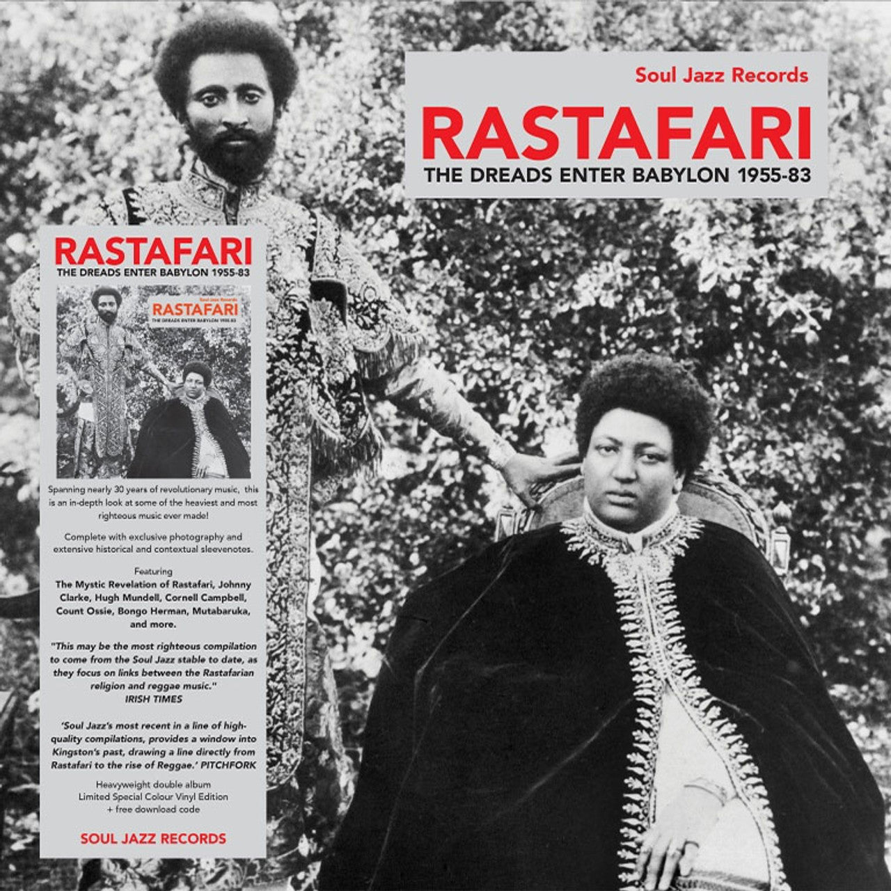 Various "Rastafari - The Dreads Enter Babylon 1955-83" 2xLP (Blue Vinyl)