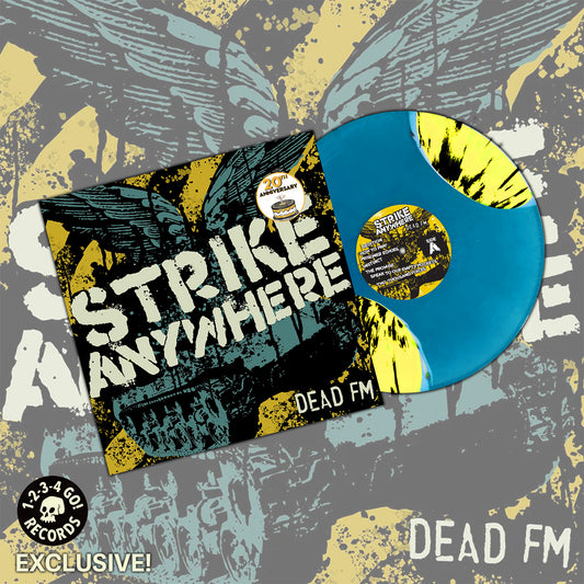 PRE-ORDER: Strike Anywhere "Dead FM (20th Anniversary)" LP (1-2-3-4 Go! Records Exclusive Color Vinyl) (Copy) (Copy)