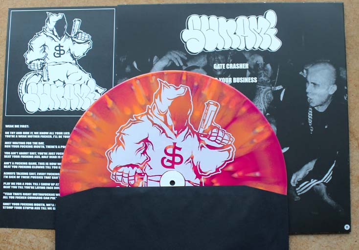 Sunami "7" + Demonstation" 12" EP (Orange & Magenta Swirl Vinyl, Silkscreen)