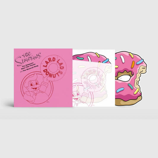 PRE-ORDER: The Simpsons "Main Title Theme / The Monorail Song" 10" Single (Die-Cut Picture Disc)