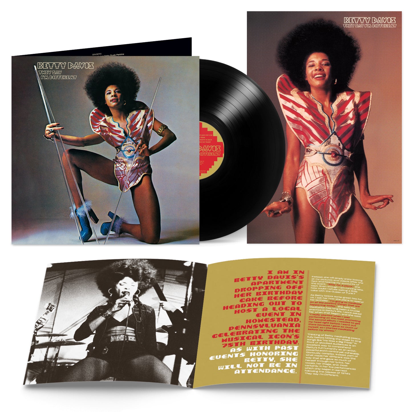 Betty Davis ''They Say I'm Different'' LP