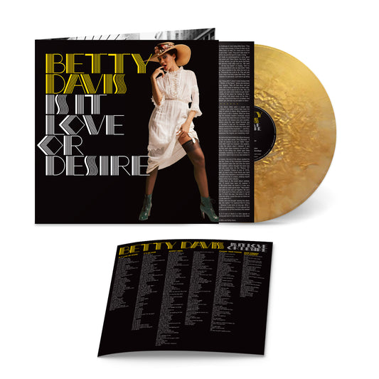 DAMAGED: Betty Davis "Is It Love Or Desire?" LP (Gold Vinyl)