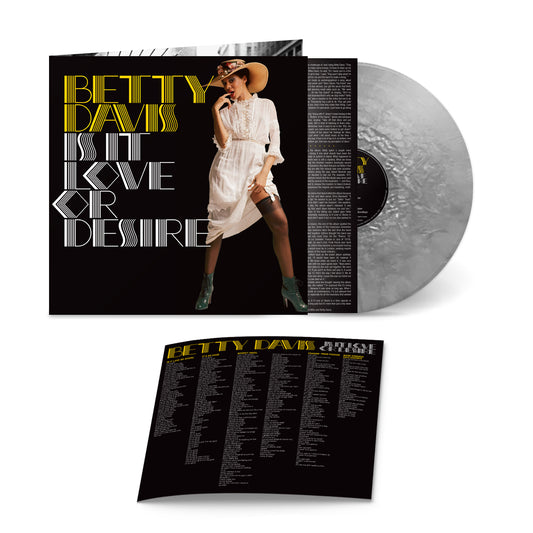 Betty Davis "Is It Love Or Desire" LP (Silver Vinyl)