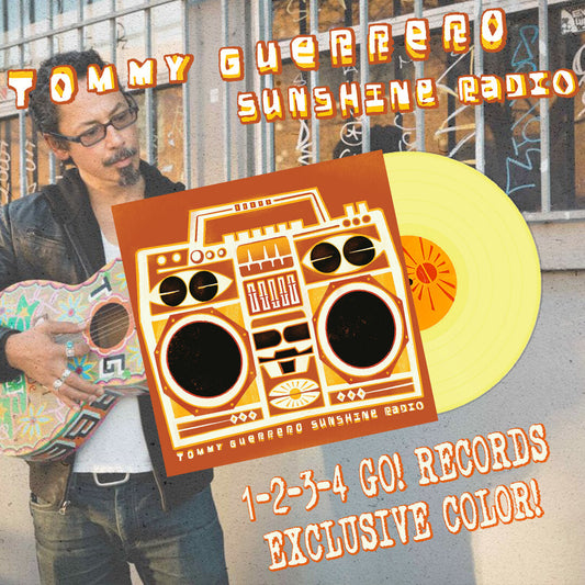 DAMAGED: Tommy Guerrero "Sunshine Radio" LP (1-2-3-4 Go! Records Yellow Vinyl Exclusive)