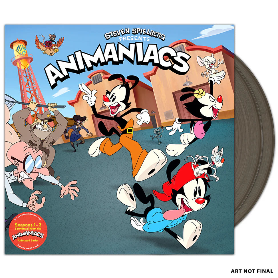 Animaniacs: Seasons 1 – 3 (Soundtrack from the Animated Series) 2X LP (translucent black vinyl)