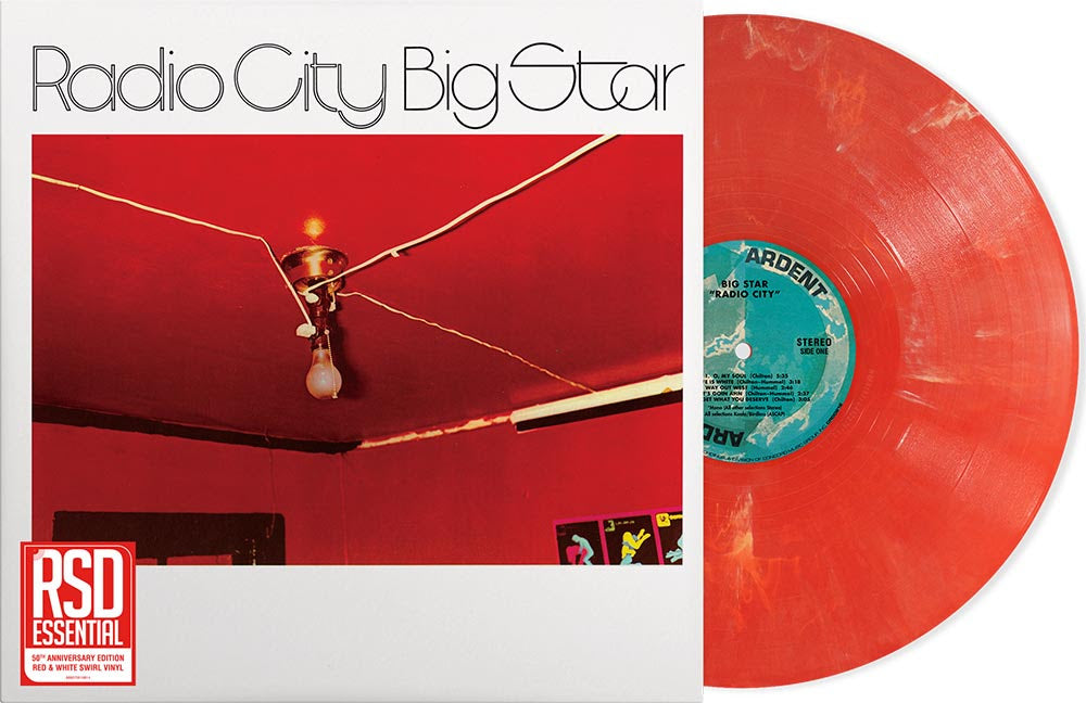 Big Star "Radio City" LP (Red & White Swirl Vinyl)