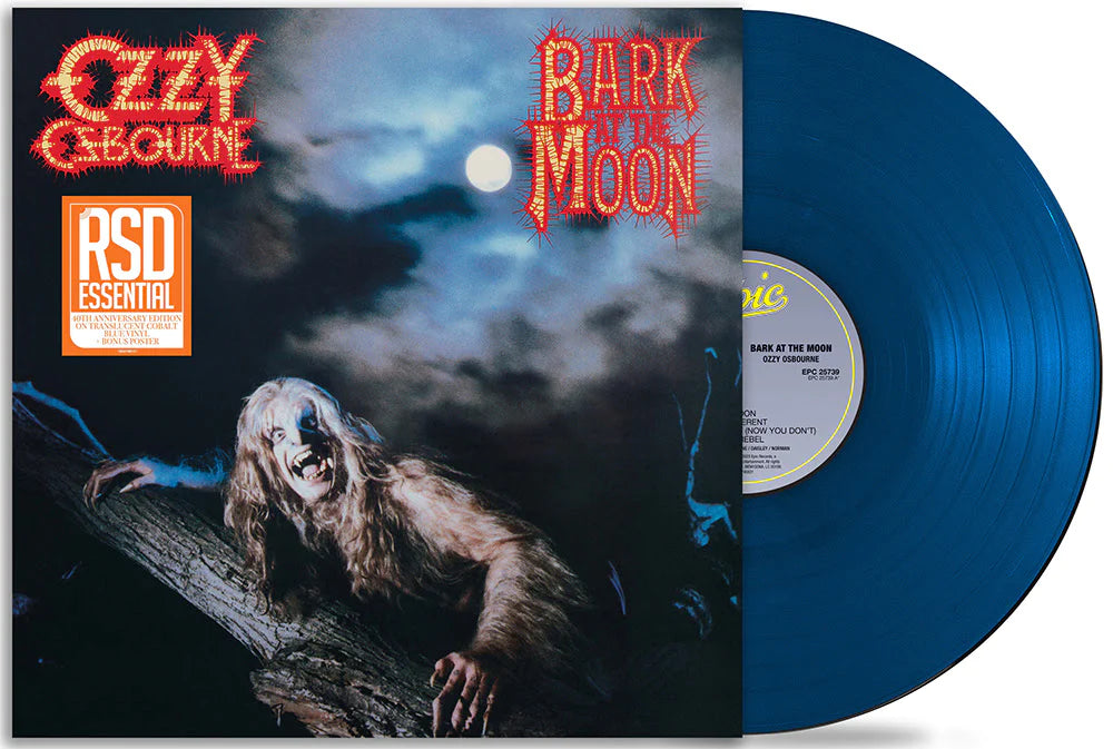 Ozzy Osbourne "Bark at the Moon" LP (Translucent Cobalt Blue Vinyl)