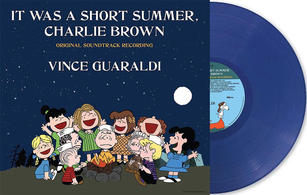 Vince Guaraldi "It Was A Short Summer, Charlie Brown" LP (Summer Night Blue Vinyl RSD Essential)