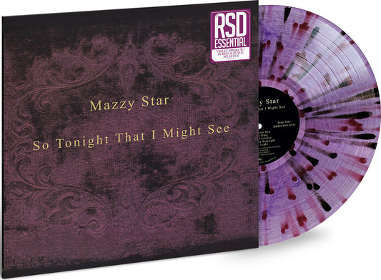 DAMAGED: Mazzy Star "So Tonight That I Might See" LP (Violet Smoke w/ Purple & Black Splatter Vinyl)