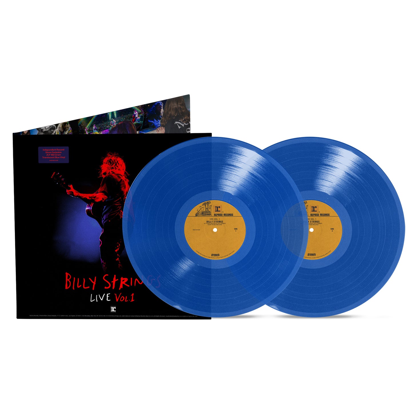 Billy Strings "Billy Strings Live Vol 1" 2xLP (180gm Translucent Blue Vinyl)