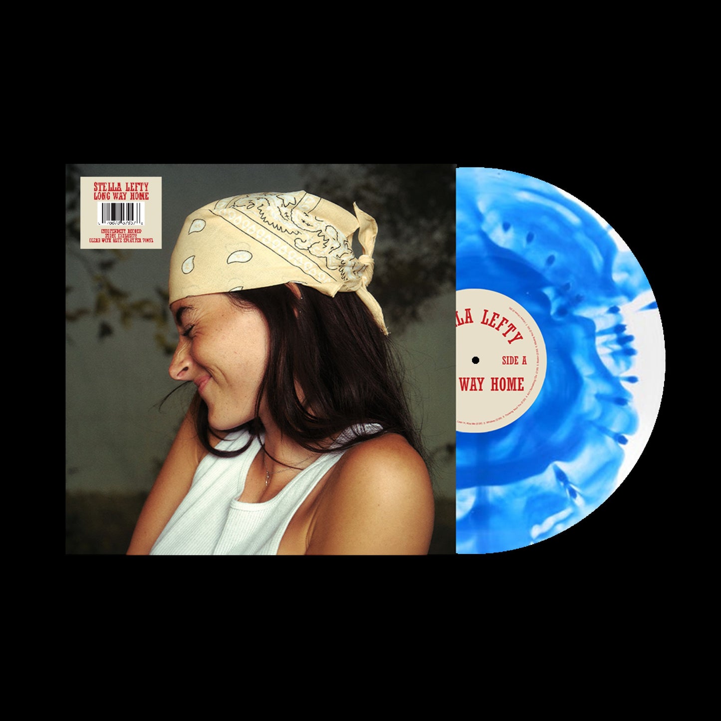 PRE-ORDER: Stella Lefty "Long Way Home" LP (Indie Exclusive Clear with Blue Splatter Vinyl)