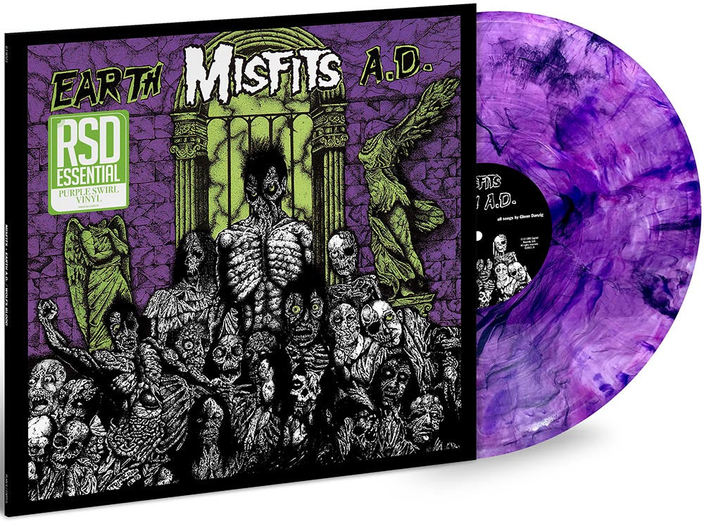 The Misfits "Earth A.D./Wolfs Blood" LP (Purple Swirl Vinyl RSD Essential)