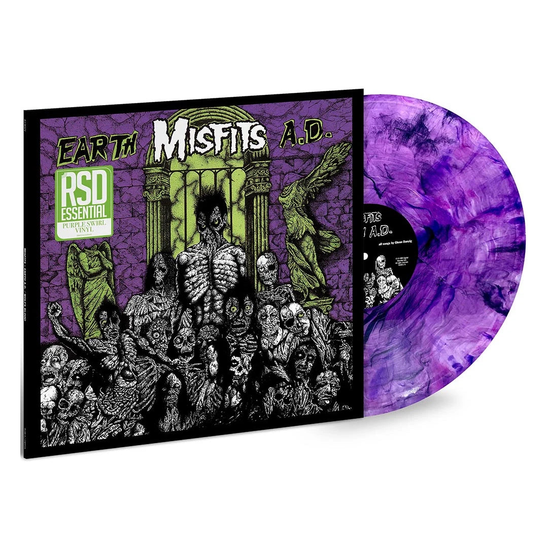 The Misfits "Earth A.D./Wolfs Blood" LP (Purple Swirl Vinyl RSD Essentials)