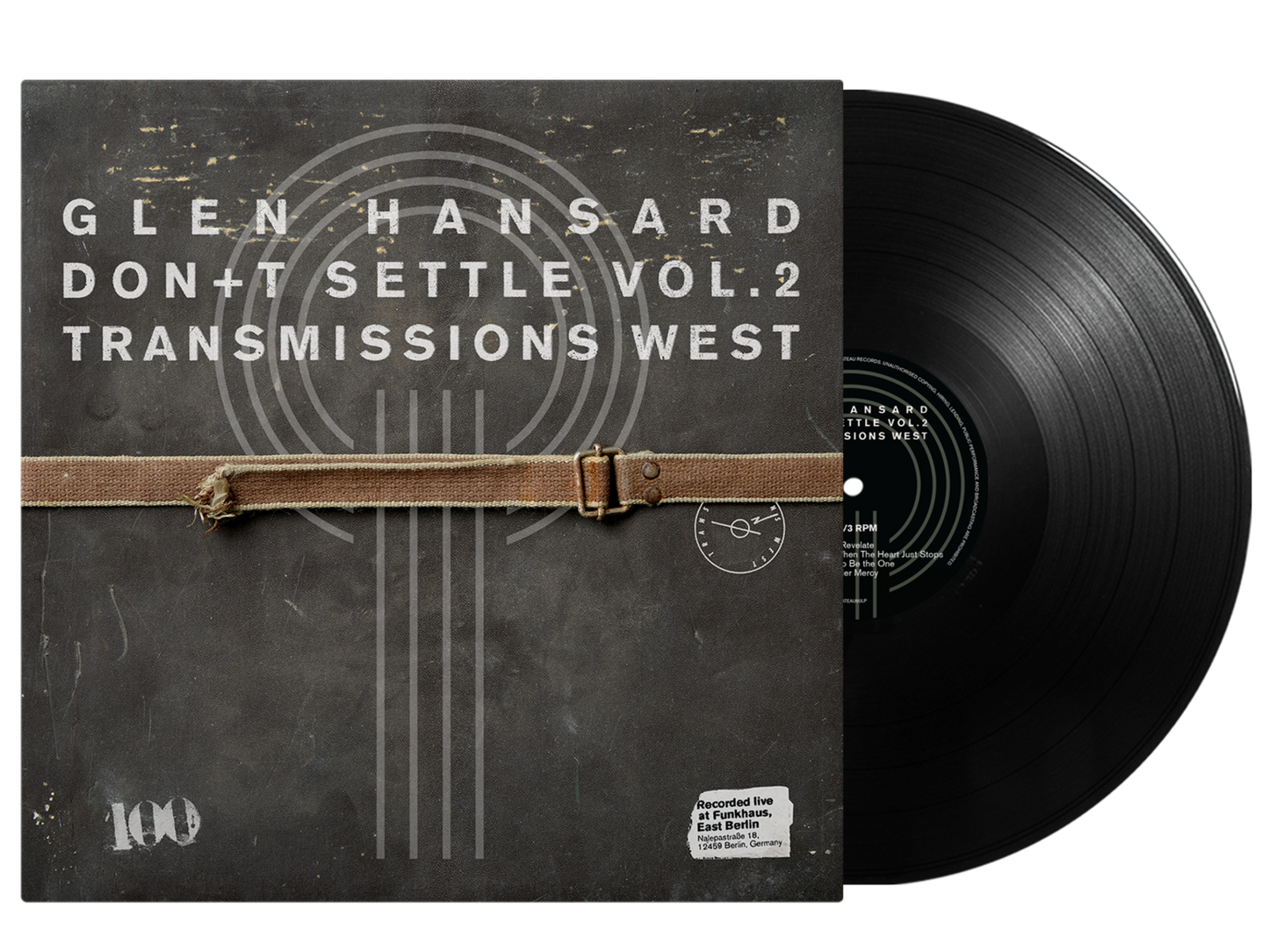 PRE-ORDER: Glen Hansard "Don+t Settle (Vol. 2 - Transmissions West) " LP