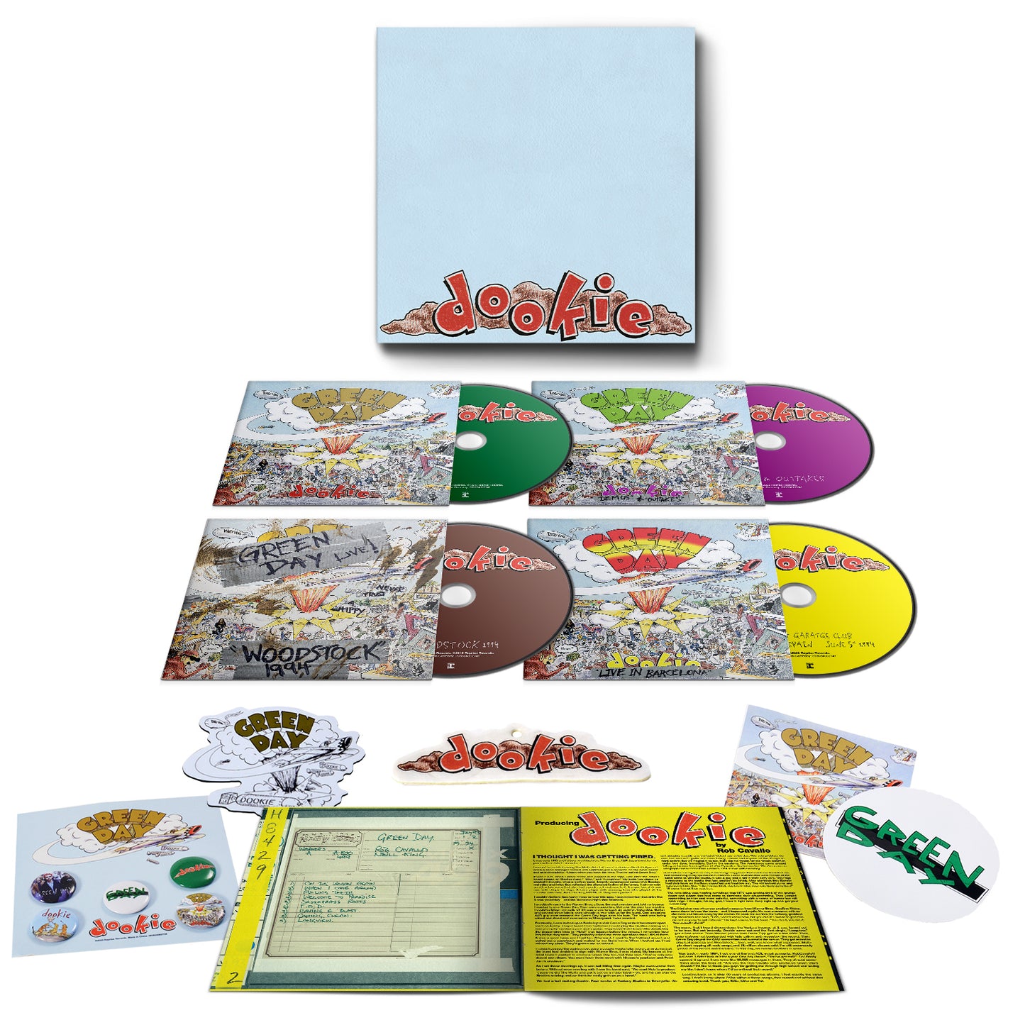PRE-ORDER: Green Day "Dookie" 30th Anniversary Box Set!