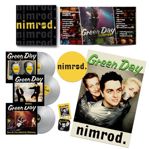 Green Day "Nimrod" 5xLP 25th Anniversary Box Set (Silver Vinyl)