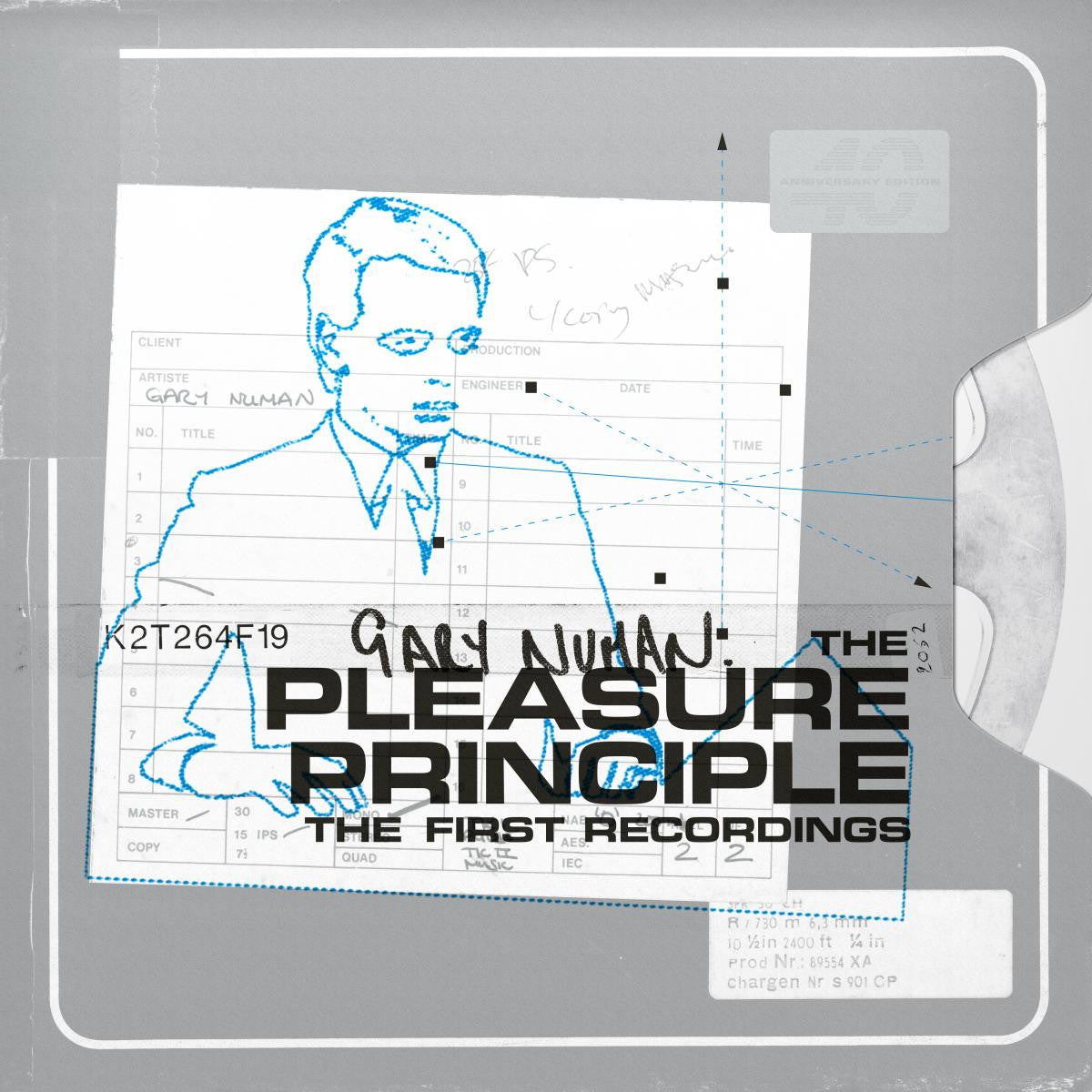 Gary Numan ''The Pleasure Principle (The First Recordings)'' 2xLP (Orange Vinyl)